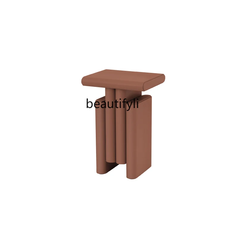 

zqNordic Entry Lux Style Living Room Home Sofa Small Coffee Table Small Apartment Bedroom Creative Side Table Corner Table