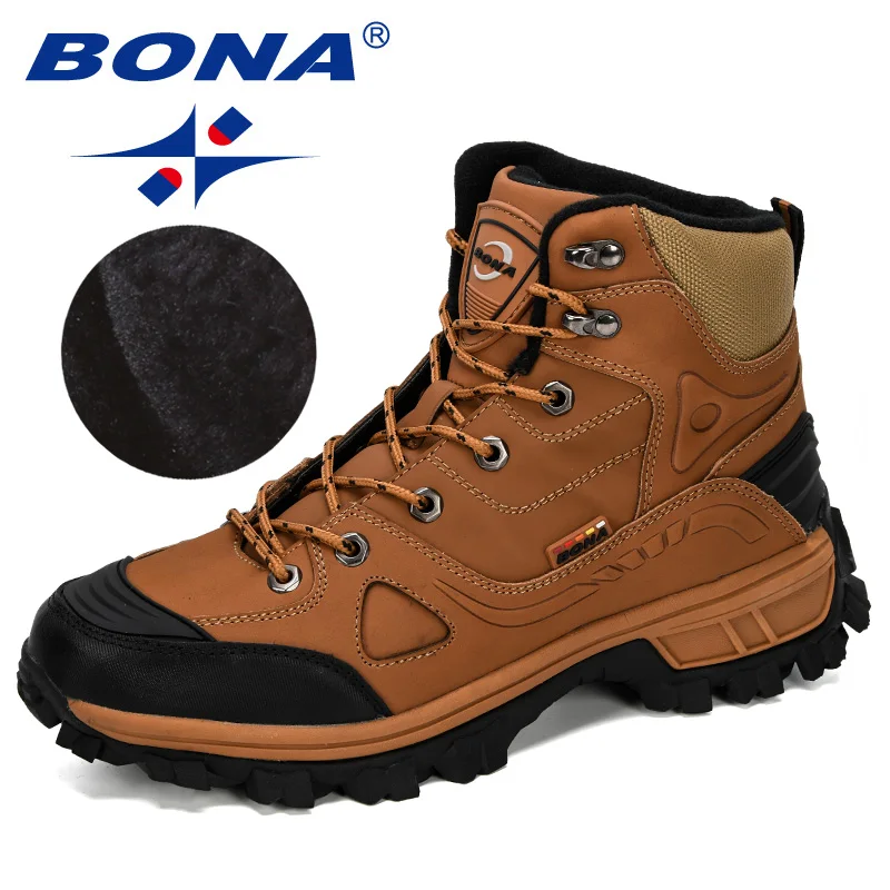 Hiking Shoes Men Winter Outdoor Trekking Mountain Athletic