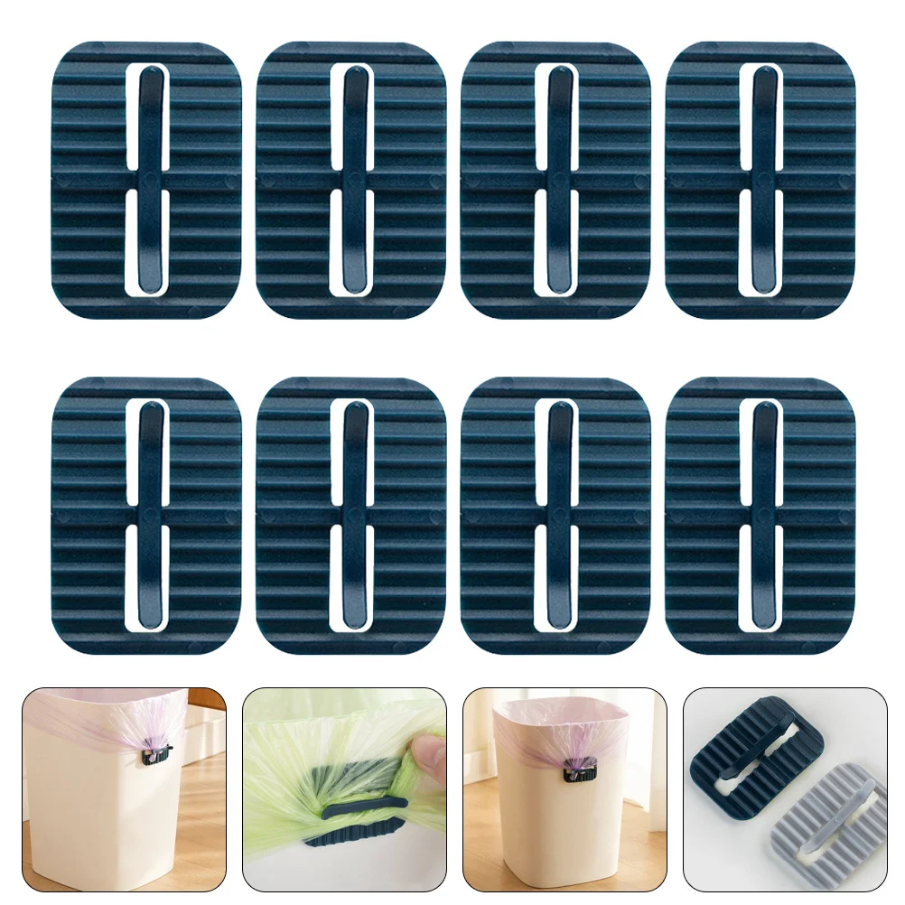 

8pcs Household Trash Bag Fasteners Garbage Bag Clip Anti-fall Trash Bag Clamp