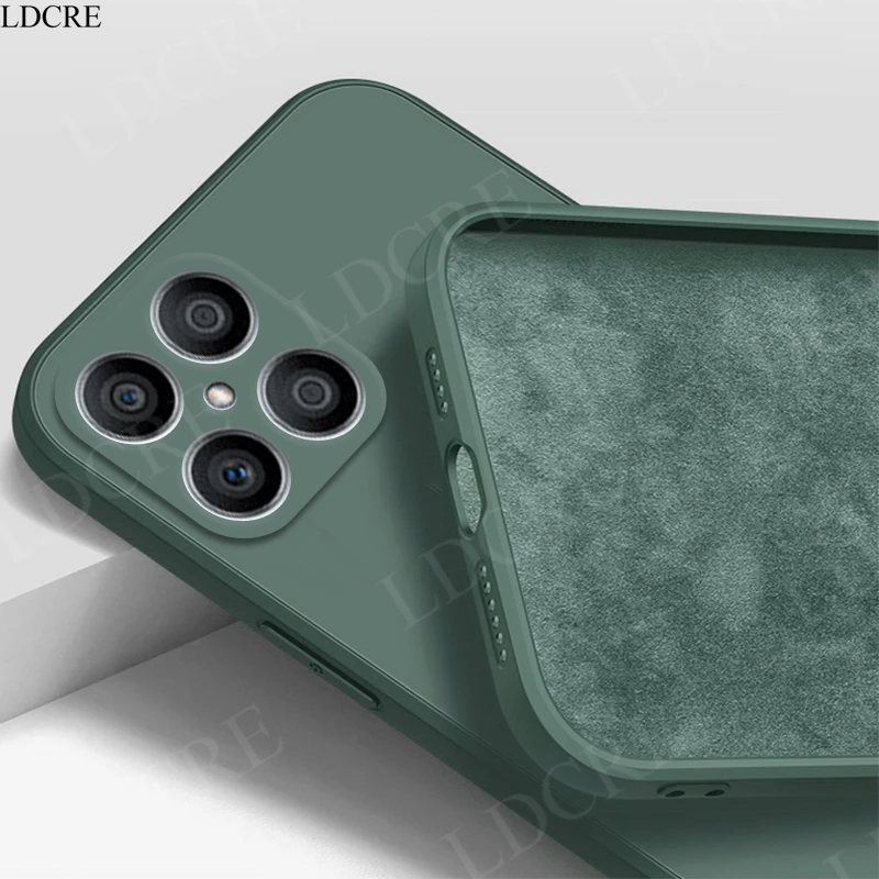 Silicone Soft TPU Protective Phone Case - Plain Design
