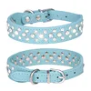 Pet collars for small dogs, pet collars, rhinestone PU collars for cats and dogs, adjustable to prevent pets from being lost 6