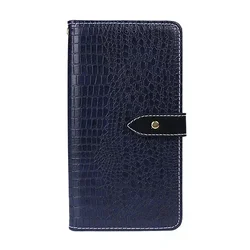 Vintage-Style Premium Flip Leather Wallet Phone Case for Nokia 108 4G 2024 (EYKDark Blue)