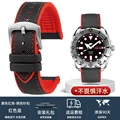 Black red silver pin