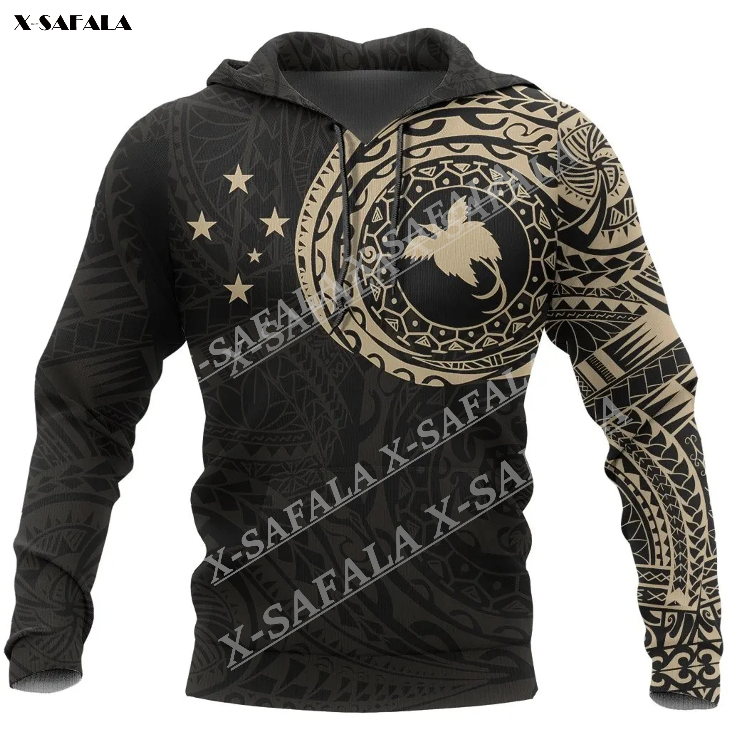 

Papua New Guinea Seal Gold Tribal Patterns 3D Print Zipper Hoodie Men Pullover Sweatshirt Hooded Jersey Tracksuits Outwear Coat