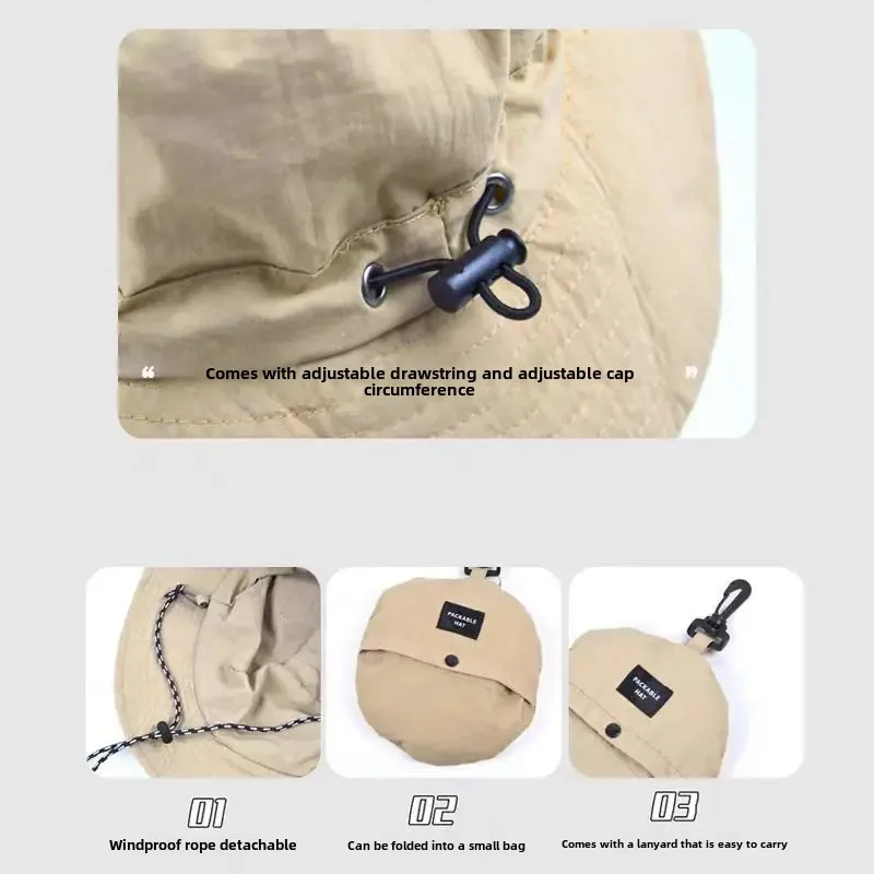 Mountaineering Caps Panama Hat Waterproof Fisherman Hat Portable Foldable Summer Sun Hats Camping Hiking Mountaineering Cap sun hats fisherman hat fishing hats