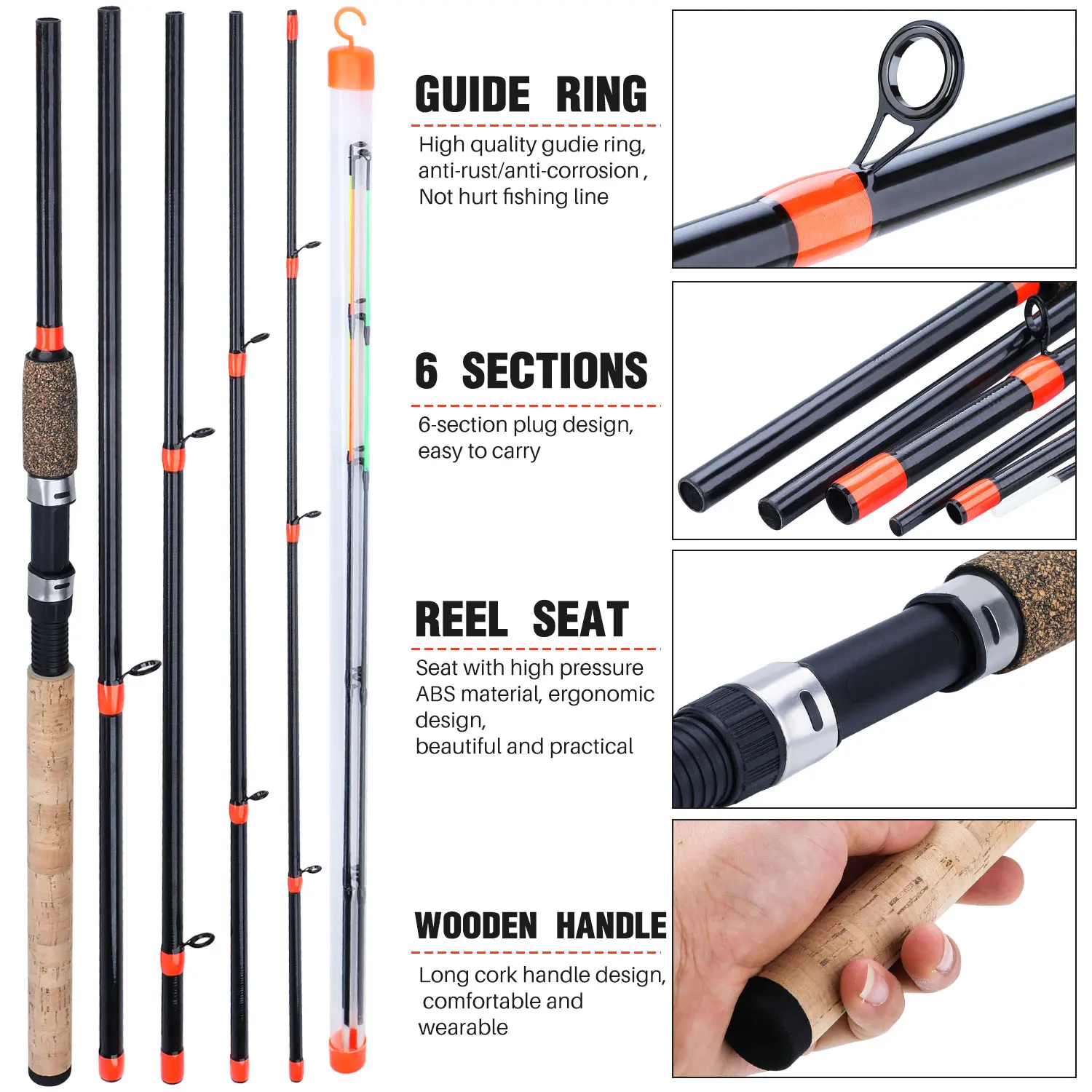 Fishing Rod Carbon Feeder Rods, Sougayilang Fishing Rods
