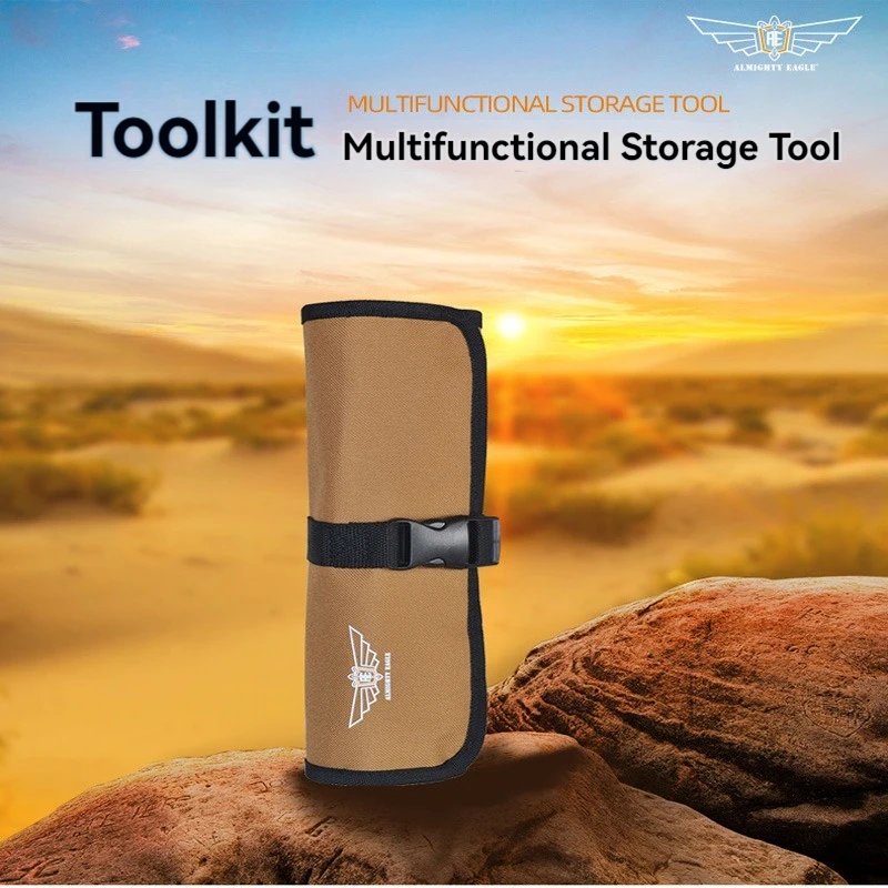 옥스포드 천 롤 휴대용 파우치 가방 렌치 도구 접이식 스패너 망치 캠핑 포켓 도구 보관 가방 툴킷