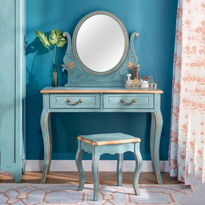 

Storage Drawers Dresser Table Antique Minimal Aesthetic Mirror Dressing Table Organizer Luxury Coiffeuse De Chambre Funiture