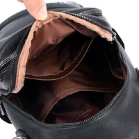 2026 Sac à Dos de Luxe pour Femme avec Logo Métallique Exquis, Sac à Dos de Créateur Multifonctionnel Grande Capacité, Sac à Dos pour Livres 5