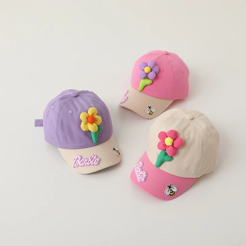 

Big Flower Baby Hat Children's Baseball Cap Candy Color Kids Peaked Caps Bonnet Gorras Adjustable Toddler 모자 кепка