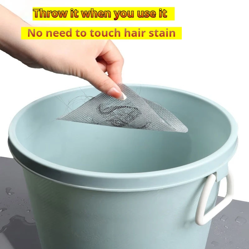 20-100PCS Floor Drain Patch Disposable Anti-Clogging Filter Patch Bathroom Sewer Hair Catcher Kitchen & Bathroom Clogging Tools