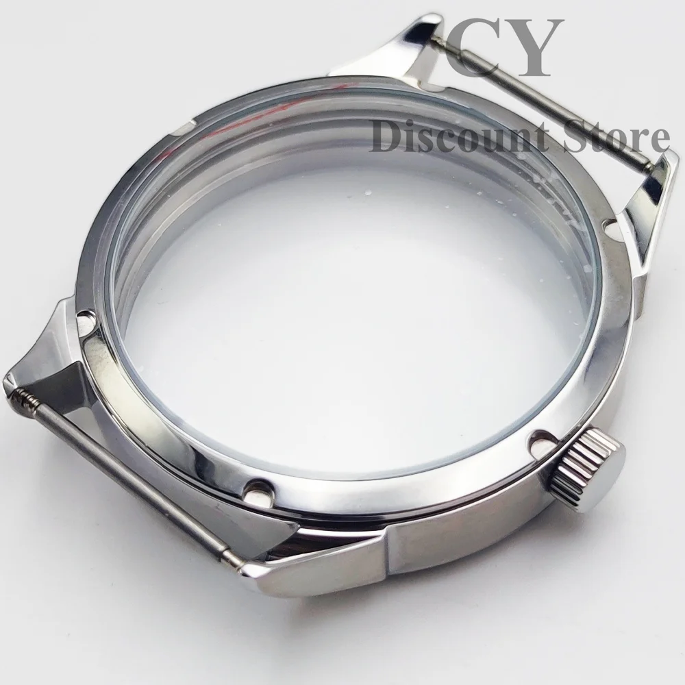 Silver Stainless Steel 42mm Watch Case