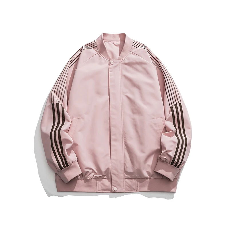 Men Baseball jacket Outdoor Solid Color Thin Outerwear Couple  High Quality Loose Military Jacket Casual Bomber Men's Clothing