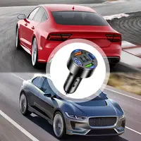 250W 5 Ports Car Charger Fast Charging PD QC3.0 USB C Car Phone Charger Type C Adapter In Car For IPhone 4