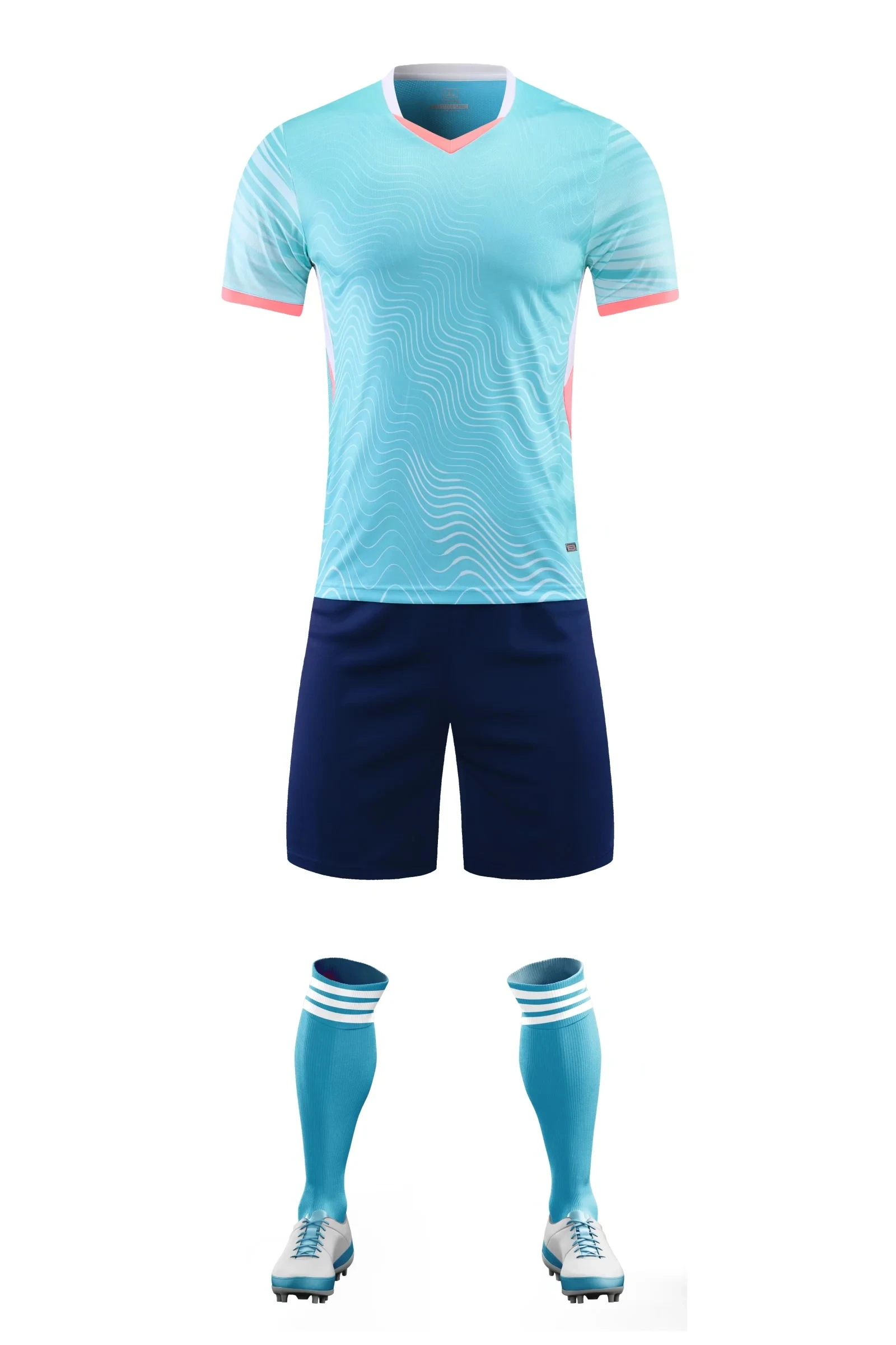 New Design Men Soccer Wear uniforms High Quality Soccer Uniforms Sets Breathable Blank Uniform