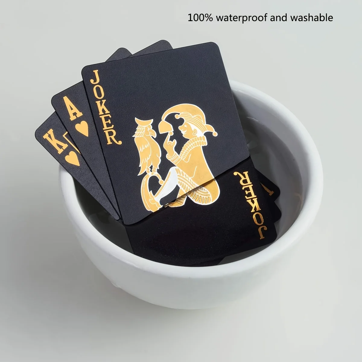 Description Picture 4 of itemPremium Waterproof Plastic Playing Cards - Perfect for Poker, Gifts & More!