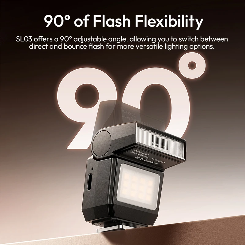 Ulanzi SL03 Mini Camera Flash Speedlite for Canon R5 Fuji X-T30 X