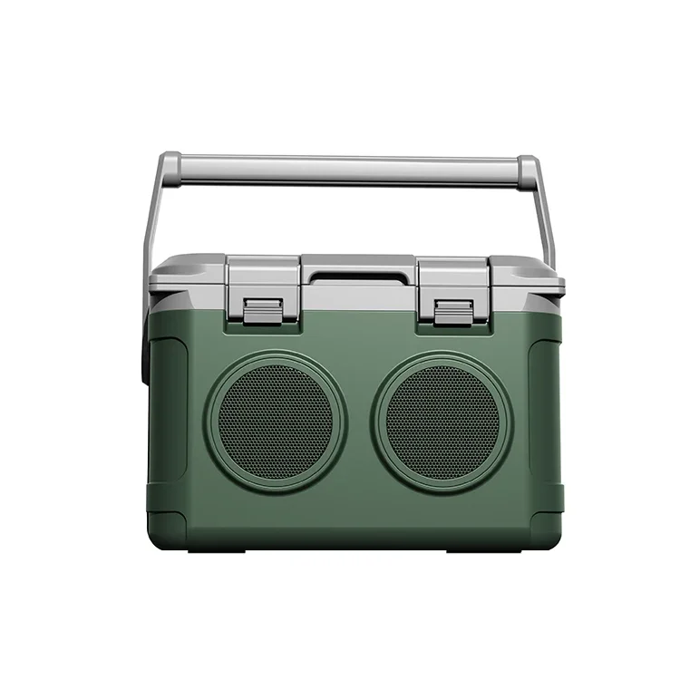 21L Travel Waterproof Car Outdoor Storage Ice Cooler Box Portable Cooler Box With Speakers For Caravan,Camper Accessories