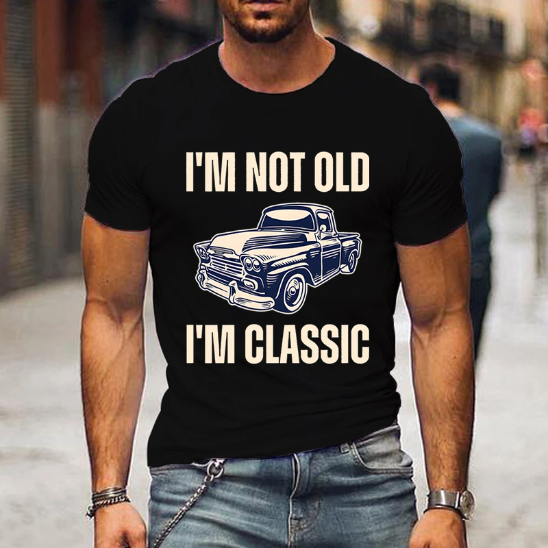 

Футболка мужская с принтом «I'm Not Old I'm Classic»