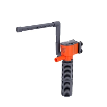 3-in-1 ถังกรองปลา Aquarium Submersible Water PUMP AC220-240V MINI กรองออกซิเจนปั๊มลมสําหรับพิพิธภัณฑ์สัตว์น้ําขนาดเล็กถังปลา 2