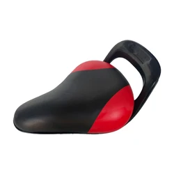 Comfortable Waterproof PU Leather Child Bike Seat Cushion for Kids - Soft Bicycle Saddle Pad (Red)