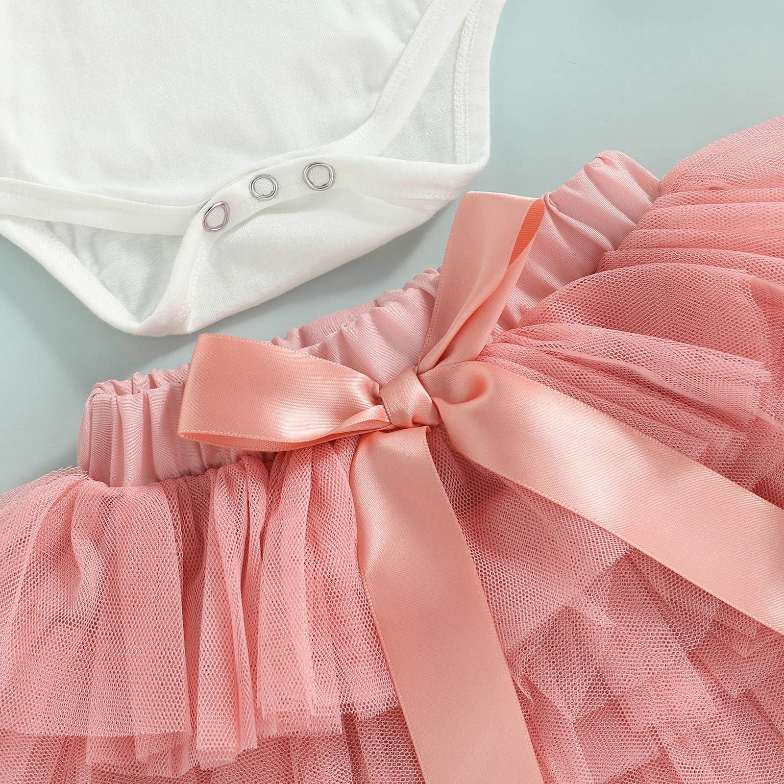3PCS Baby Girl 1st Birthday Outfit 6