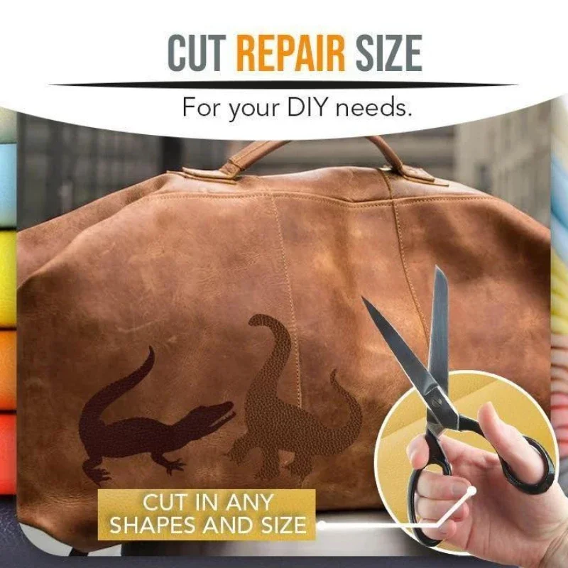7.6x152cm Self-Adhesive Leather Repair Sticker for Car Seat Sofa Home Leather Repair Refurbishing Patch Accessories Leather Repair Gel Leather Repair Kit