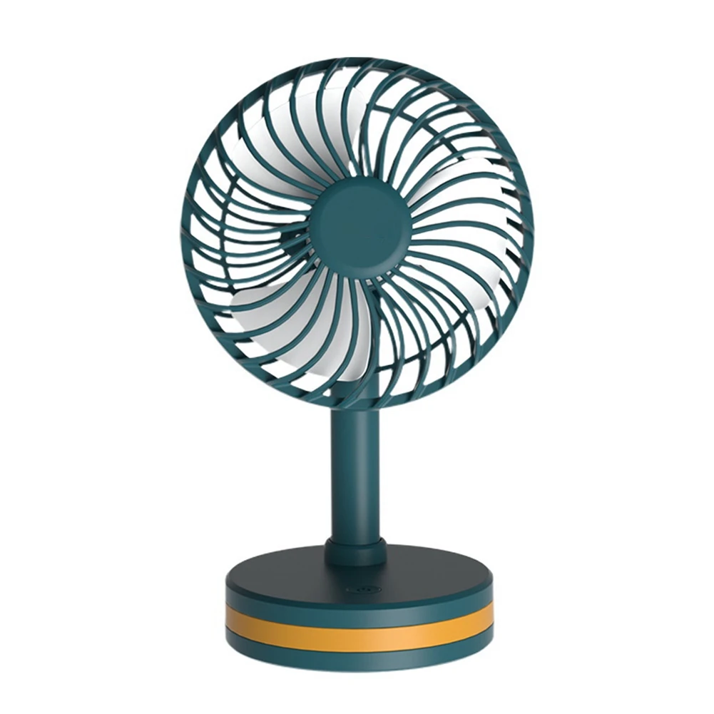 

USB Desk Fan Rechargeable Small Fan Desktop Mini Fan with Night Light,Portable Fan for Office Home Table