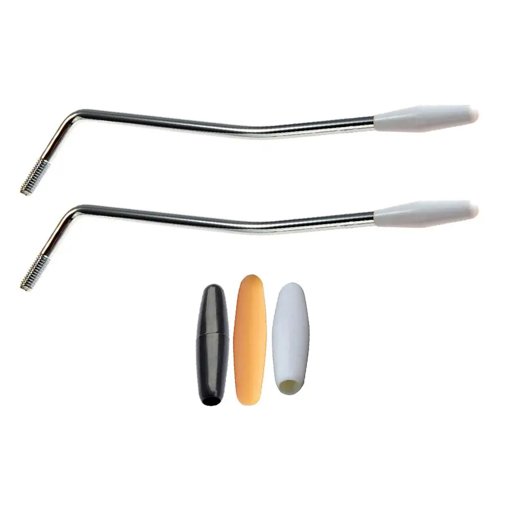 

Durable 2pcs Iron Tremolo Bar Vibrato Arm with for Electric