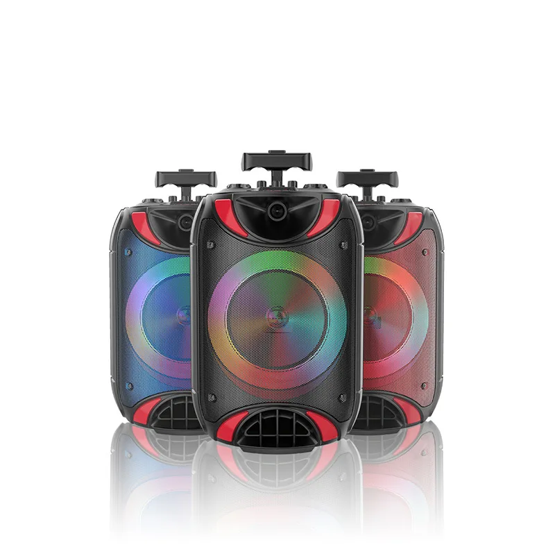 

8 "High-Power Bluetooth Speaker Outdoor Portable Karaoke 3D Surround Home Theater Subwoofer With Remote Control And Microphone