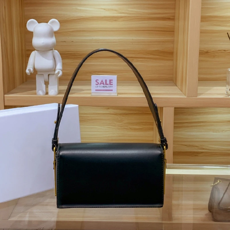 Luxury Brand Women's Shoulder Bag Handbags Y2k Leather Leisure Underarm Crossbody Messenger Clutche Commuting Retro Simplicity