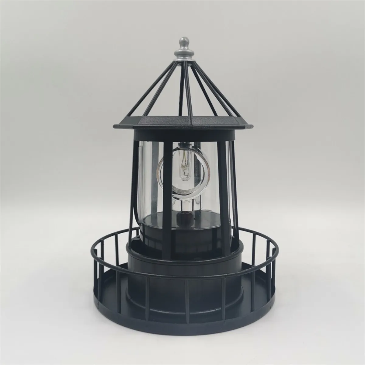LED Large Resin Solar Large Rotating Lighthouse Beacon Tower Outdoor ...