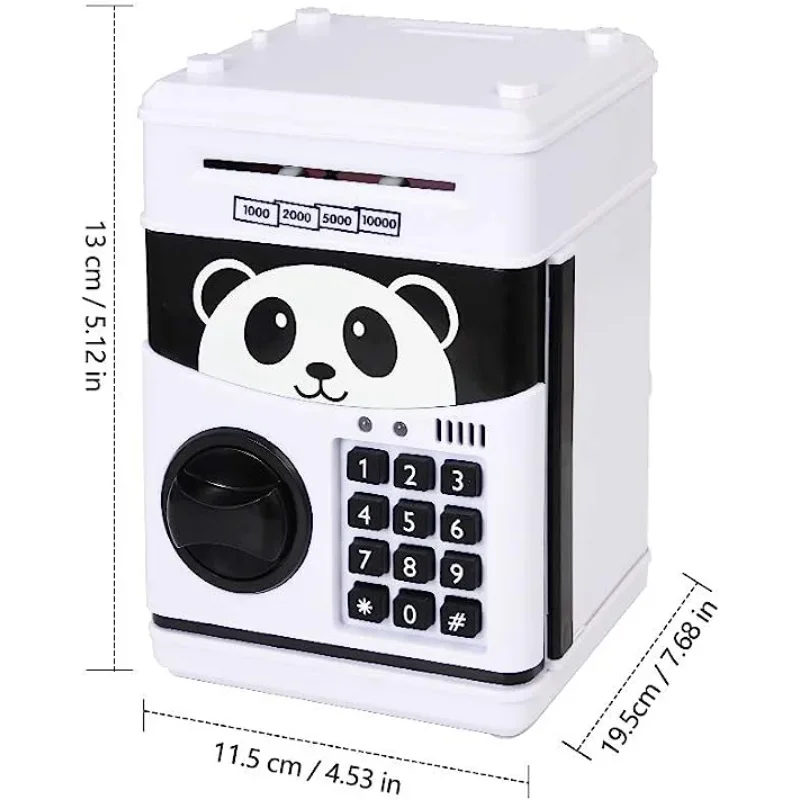 Piggy Bank for Kids, Electronic Password Piggy Bank Kids Safe Mini ATM Toy for 3-14 Year Old Boys and Girls