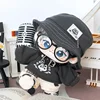 20cm No Attribute Demon Cat Kawaii Cool Handsome Boy Hoodie Hat Costume Set Plush Doll Change Clothes Outfit Cosplay Xmas Gift 3