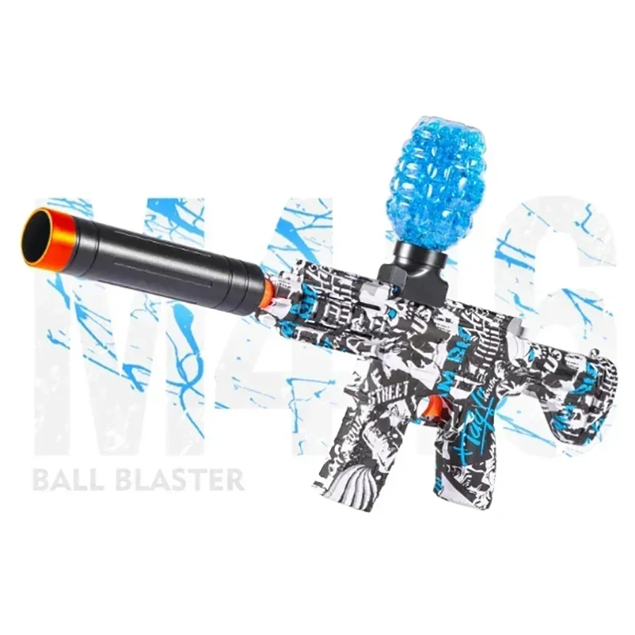 M416 Electric Blaster Gun Toys, Rechargeable Automatic Outdoor Toys for Team Family Activities, Perfect Gift(Bullets Excluded) 6