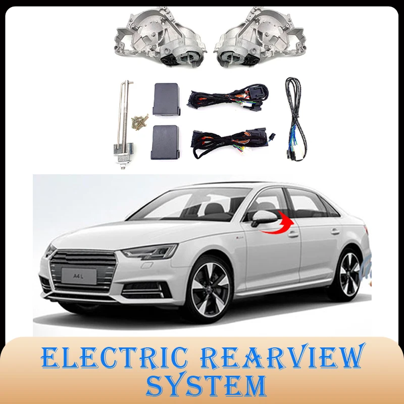 

For Audi A4 2009-2023 Auto Intelligent Automatic Car Electric Rearview Side Mirror Folding System Kit Module