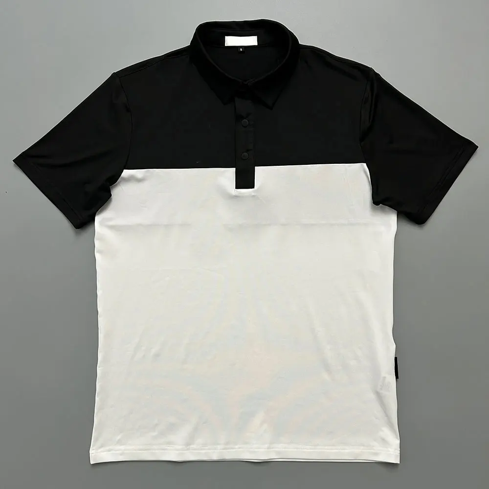 Men's Golf Short Sleeved T-shirt Comfortable Breathable Quick Drying