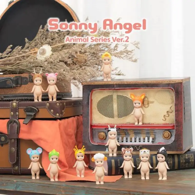 

Sonny Angel Animal Series Ver.2 Blind Bag Kawaii Action Mystery Figure Guess Bag Surprise Box Birthday Collection Model Kid Gift