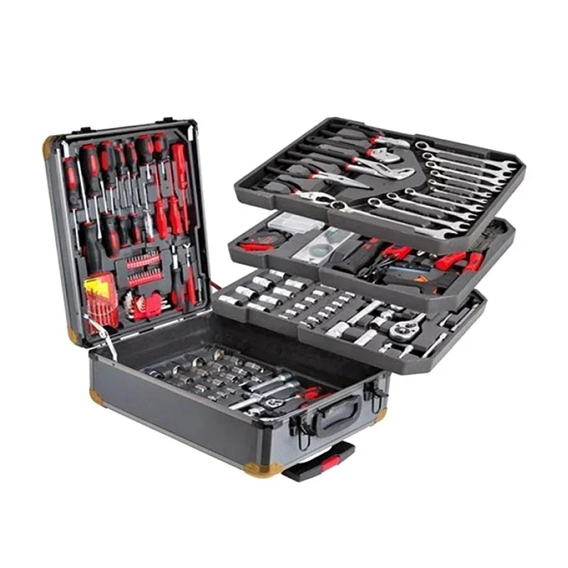 Popular Hardware 186 pcs Repair Multi Function Combination Car Repair Socket Ratchet Wrench Sets Full Hand Tool Set 3