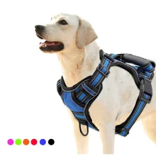 

Dog Harness No Pull Breathable Reflective Pet Harness Vest For Small Large Dog Outdoor Running Dogs Training Accessories