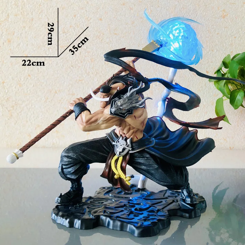 

One Piece White Beard Edward Newgate Anime Figure POP Max Action Figure With Light Collection Decorations Statue Model Toy Kids