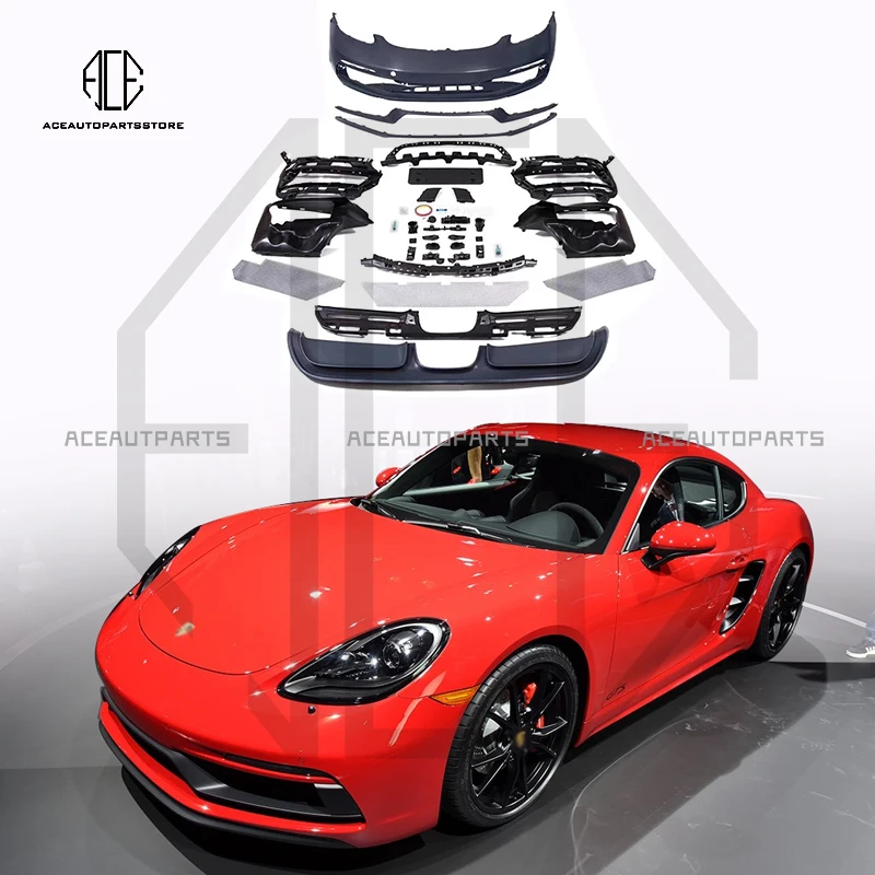 Gt4rs Style For Porsche 718 Gts Cayman Boxster Body Kit Car