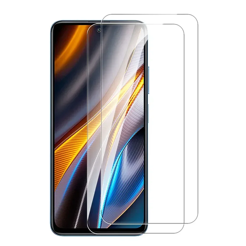 

Закаленное стекло для Poco X4 GT F4 5G M3 Pro X3 NFC F3 F1 Pocco Little X M 3 F 4, 2 шт., защита экрана, защитная пленка