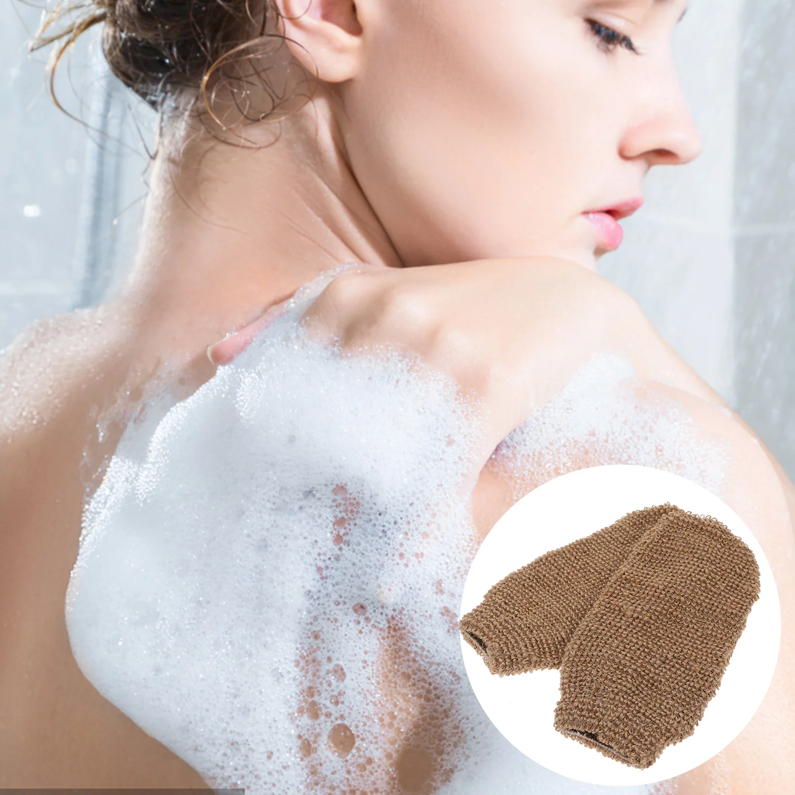 

Bathing Gloves High Quality Practical Useful Exfoliating Gloves Body Massage Gloves Shower Gloves for Indoor Home Inside