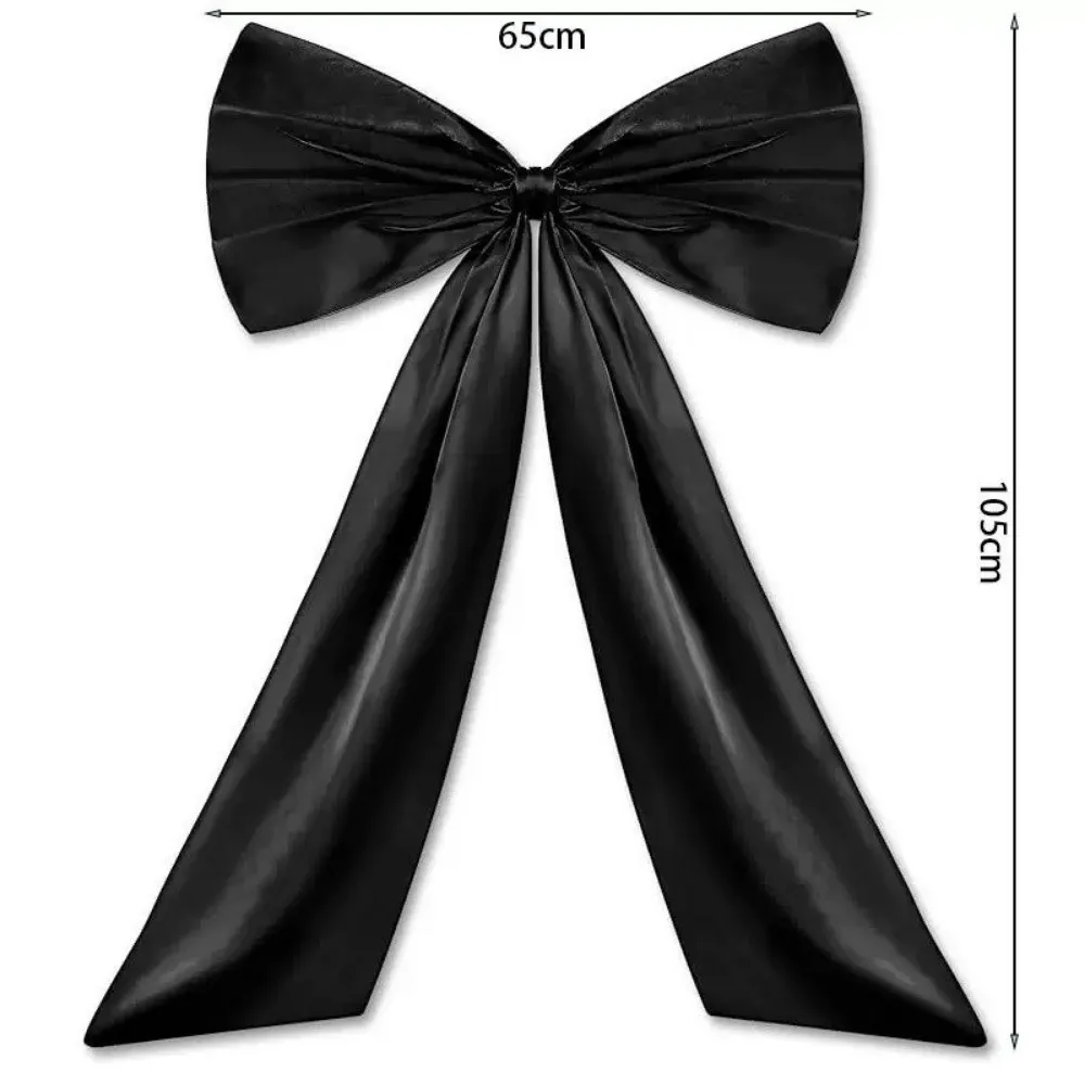 Neue Satin-Schleife Große Kokette Schleife Hängende Riesige Schleifenknoten-Dekoration Raumwanddekoration
