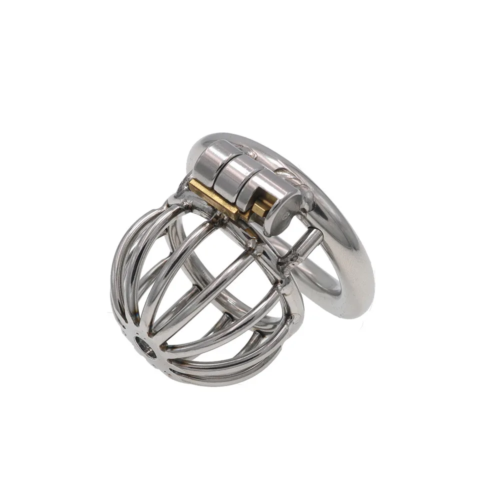 Chastity Seller Stainless Steel Micro Best Device Male Penis Cage Lock Stealth Penis Sextoy Small Chastity Prison Ring BDSM With