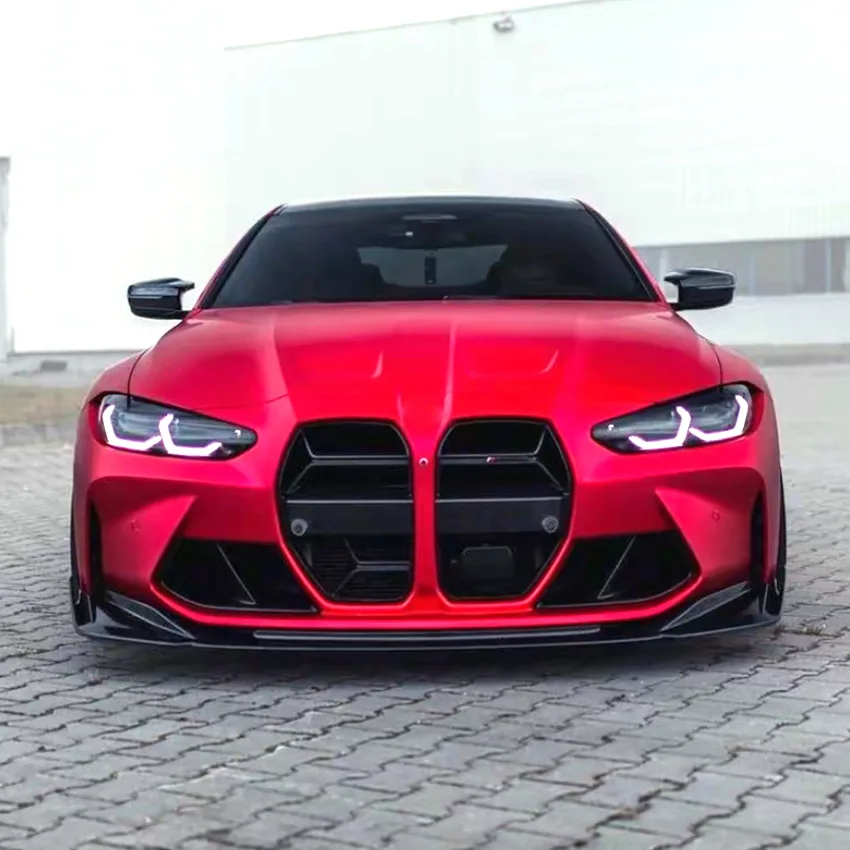 BMW G80 M3 G82 M4 2021 2022 2023 2024 자동차 프론트 범퍼 립 스포일러 스플리터 디퓨저 바디 키트 튜닝