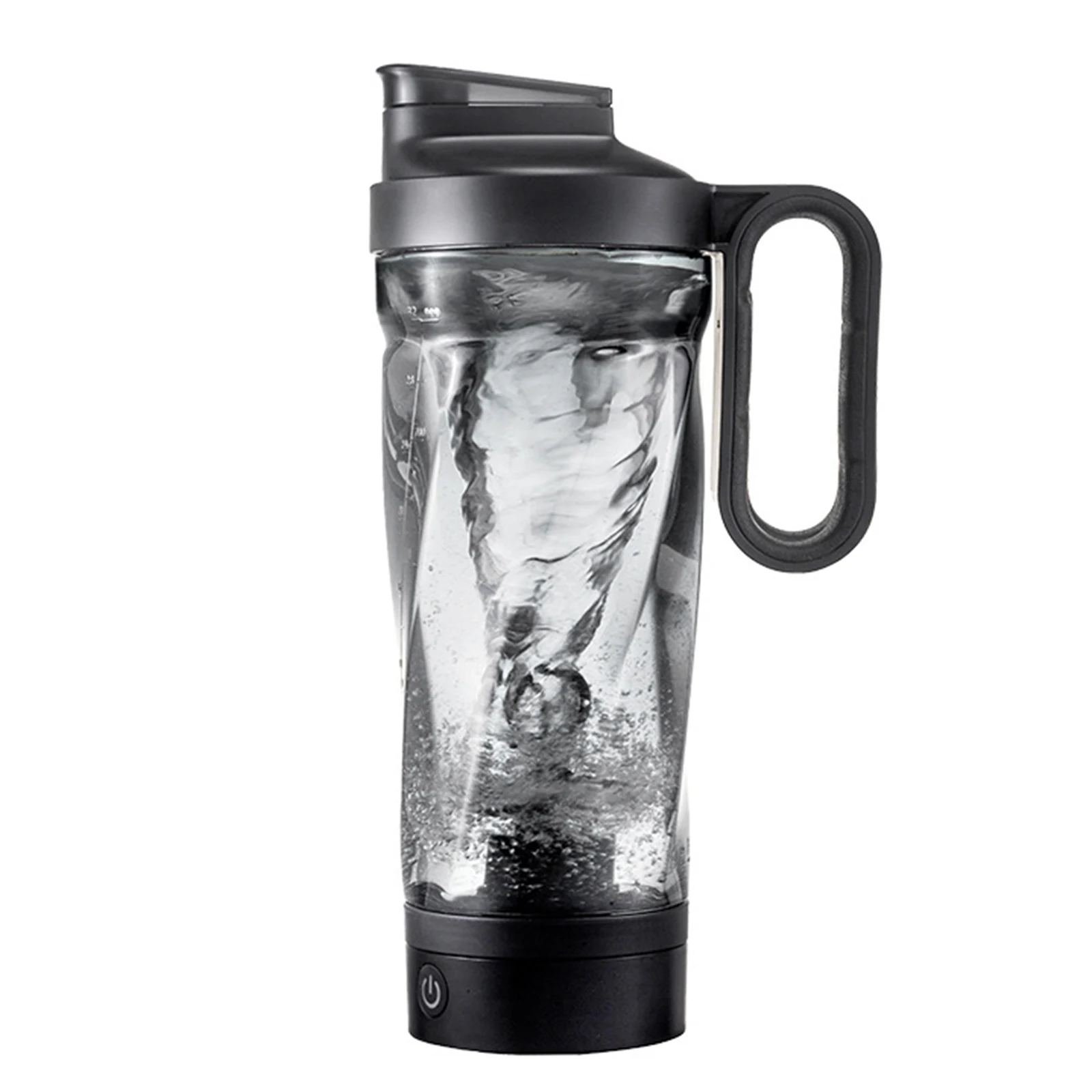 1000ml Electric Shaker Bottles Rechargeable 11W 1200mAh Blenders Cup (Black)