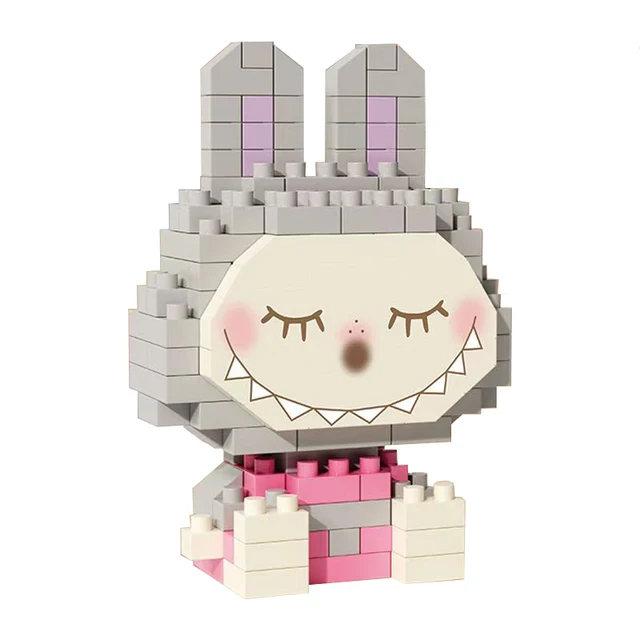 2025 New Popular Colorful Doll Anime Block Toys DIY Small Particle Building Blocks Bricks Model Toy Kids New Year Christmas Gift 4