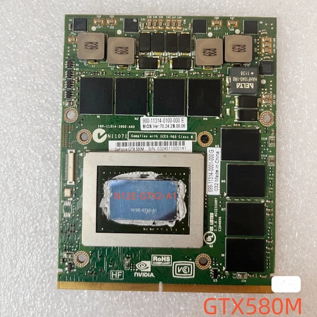 M17x R4 Alienware Laptop Upgrade Graphics Card Video Graphics Card